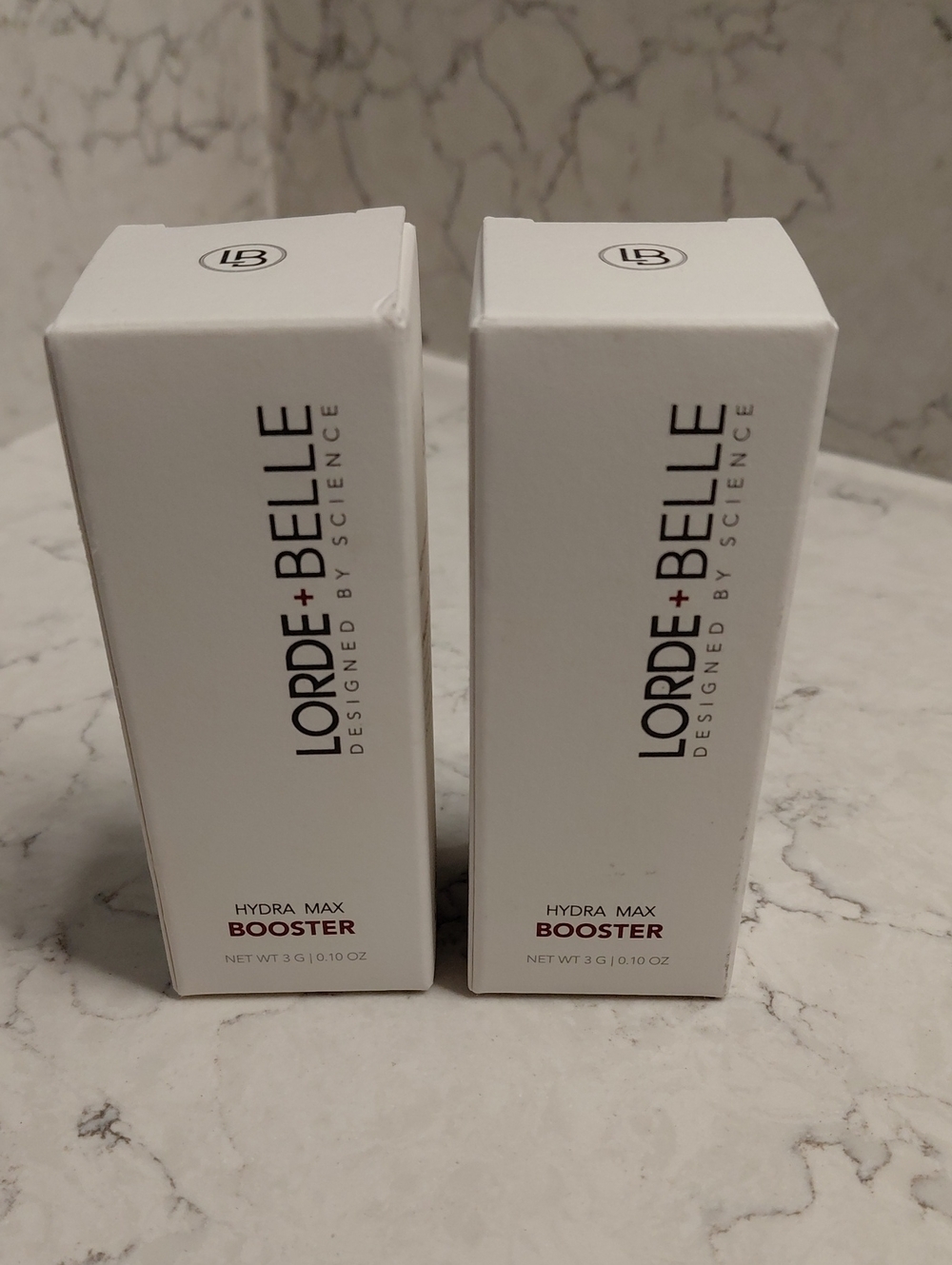 LOT Of 2 Lorde + Belle Hydra Max Booster Powder HA3 Net Wt 3 G / 0.10 Oz NIB NEW